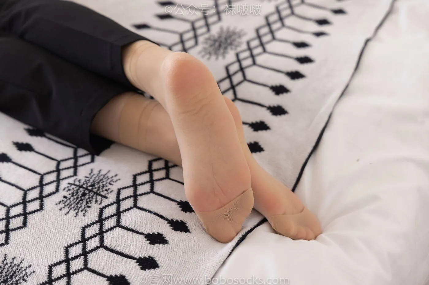 [BoBoSocks袜啵啵]NO.085 小甜豆-平底鞋、短灰丝、短肉丝 [140P]插图6